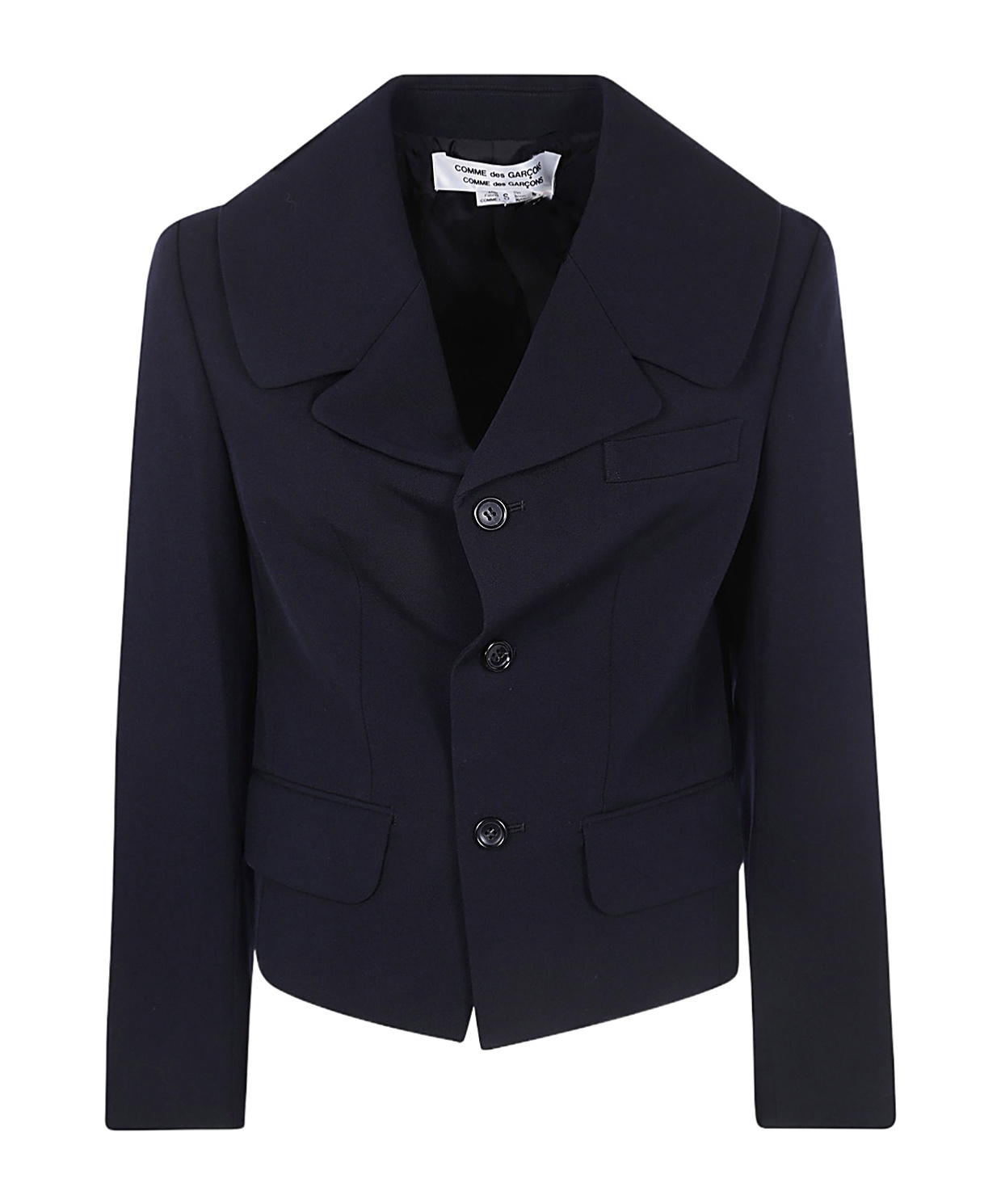 COMME DES GARÇONS COMME DES GARÇONS COMME DES GARÇON TWILL BUTTONED BLAZER 