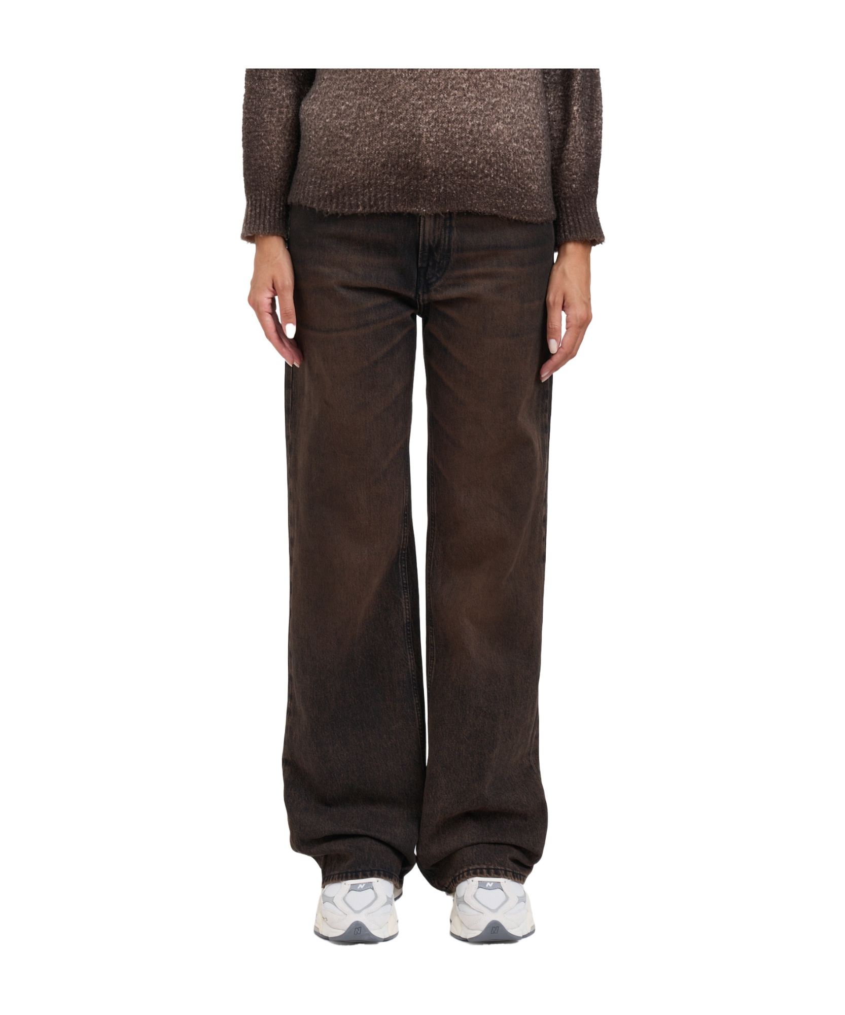 Haikure Wide-leg Jeans In Animal Print