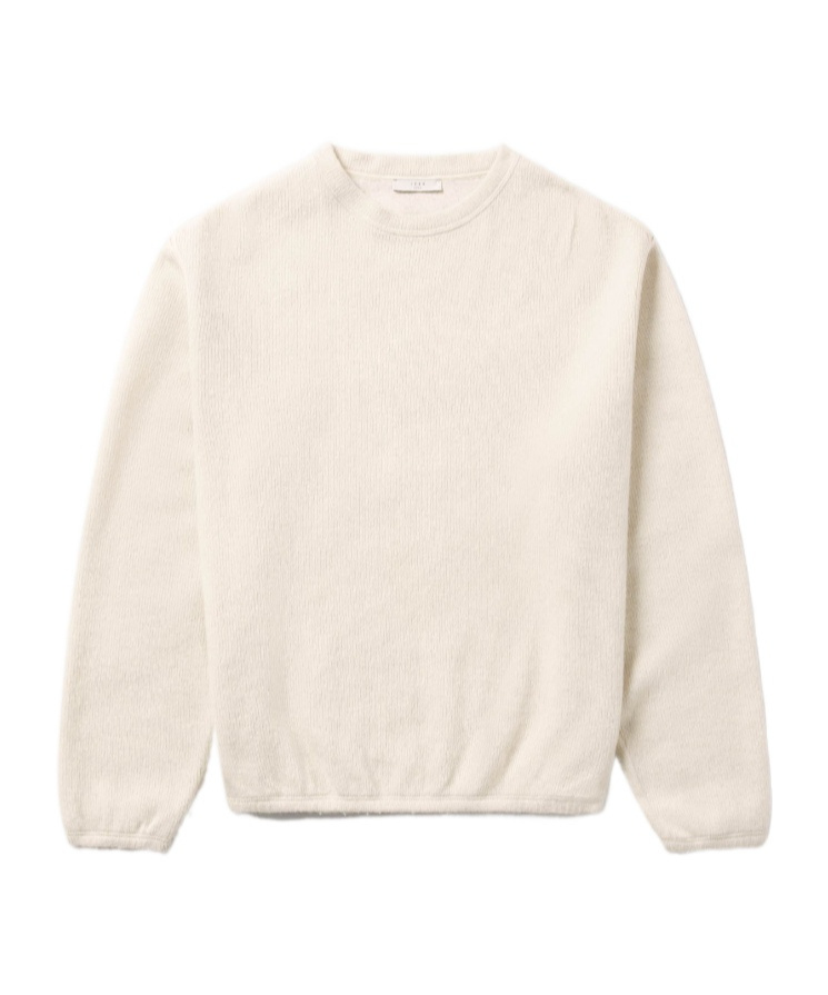 1989 Studio Crew-neck Press-button Sweatshirt In Neutral