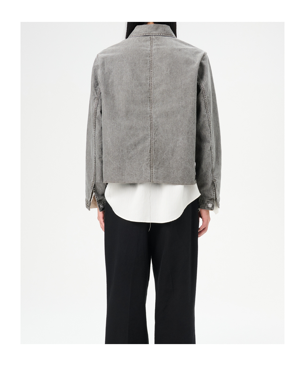 Our Legacy Long-sleeved Denim Jacket In Black
