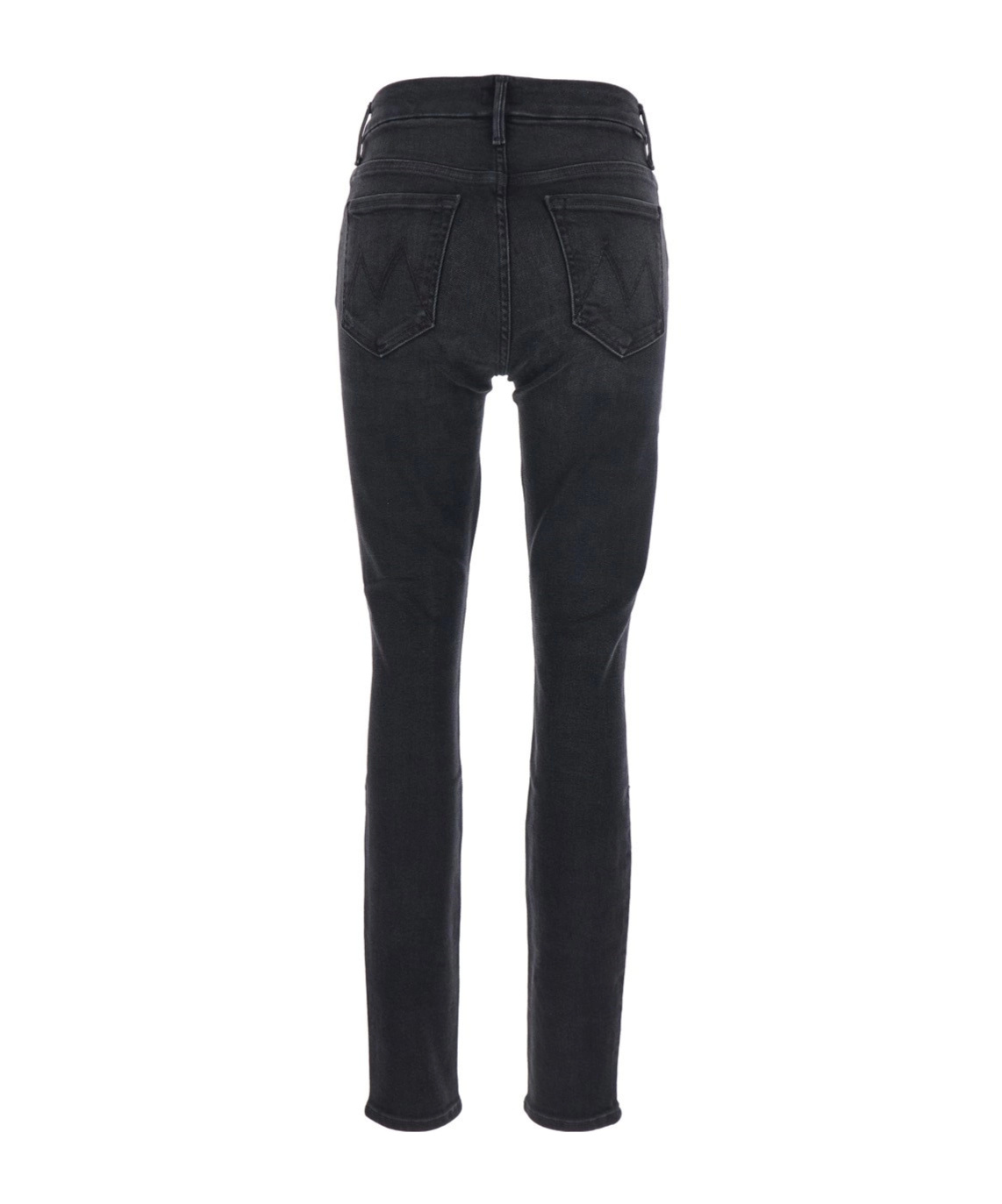 Mother High Waisted Looker Jeans In Black