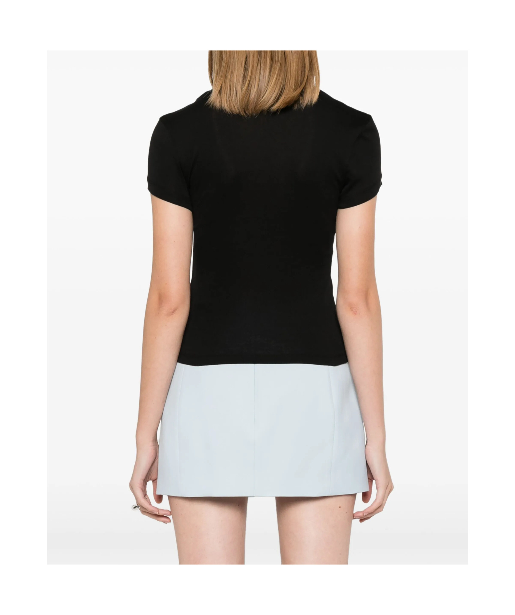 Wardrobe.nyc Round Neck Short Sleeve T-shirt