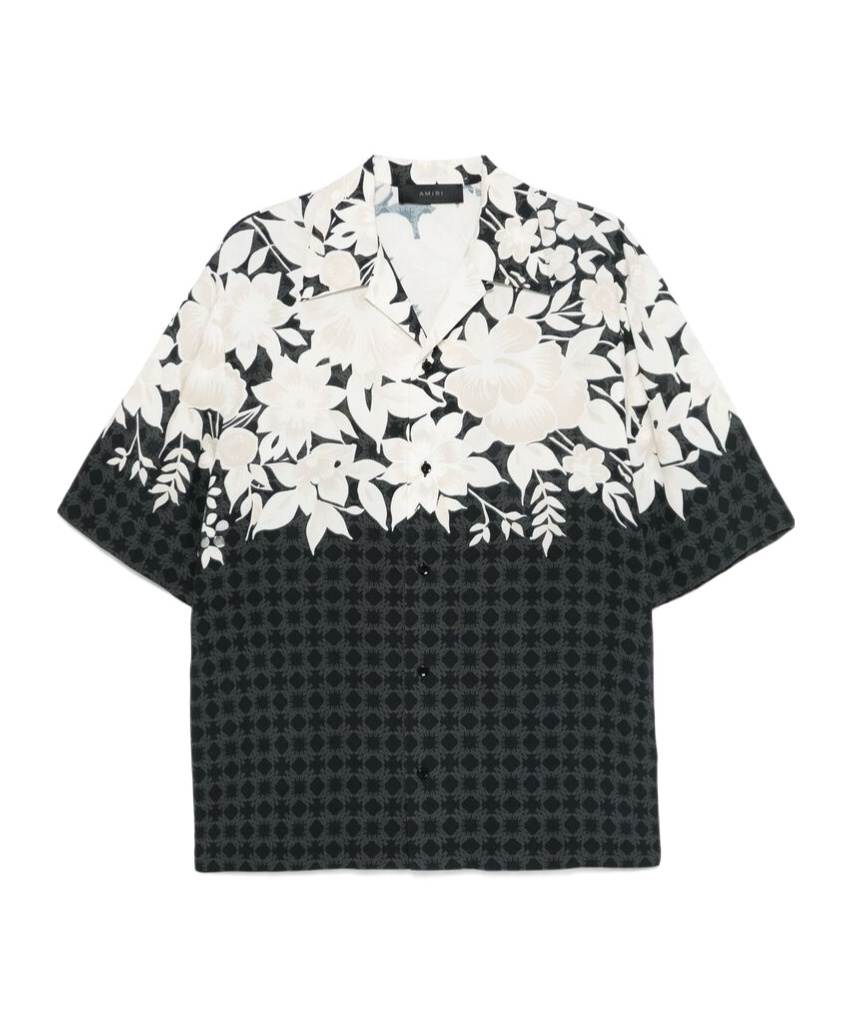 Amiri Short-sleeved Shirt In Black