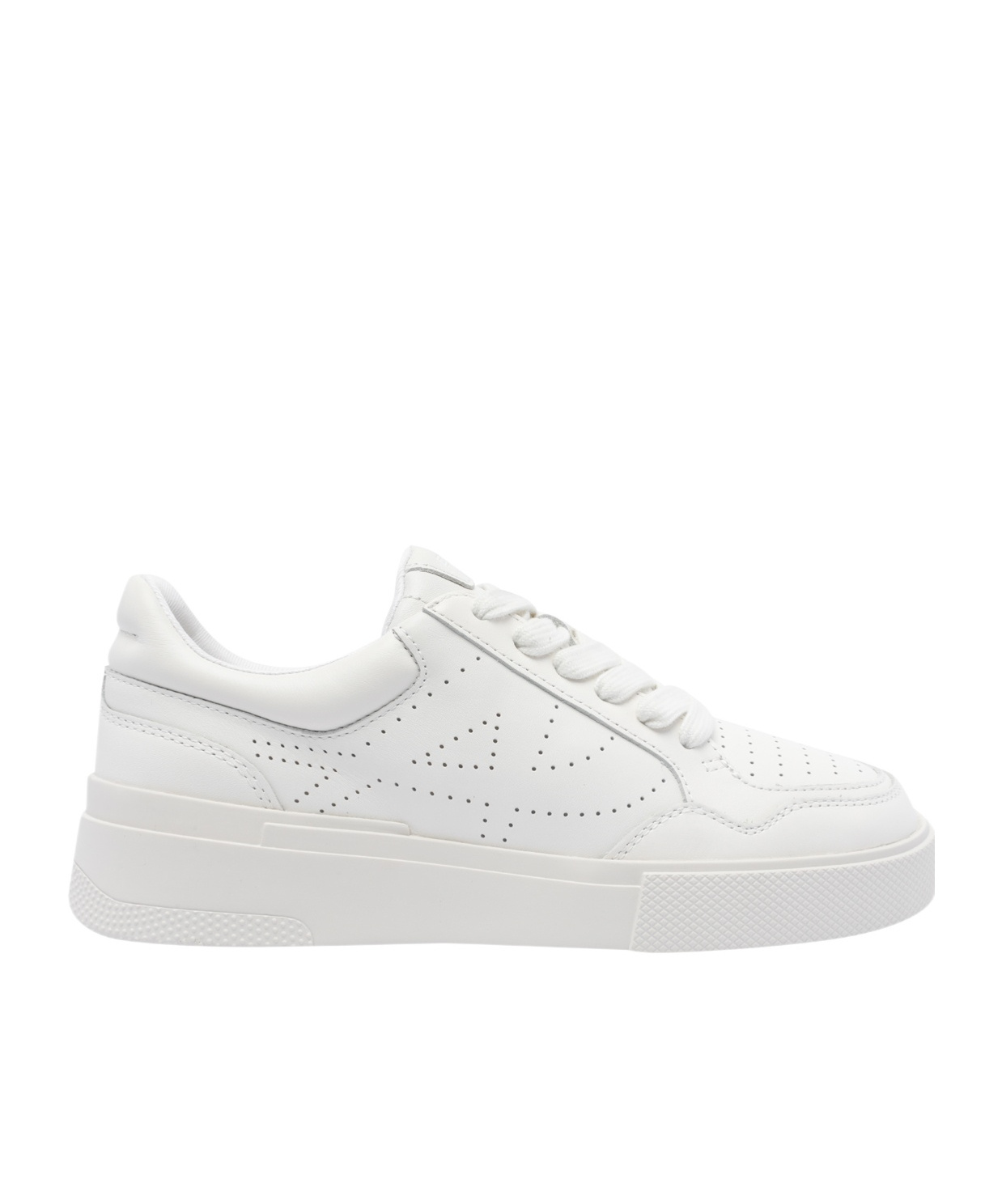 Ash Lace-up Low-cut Casual Shoes In White
