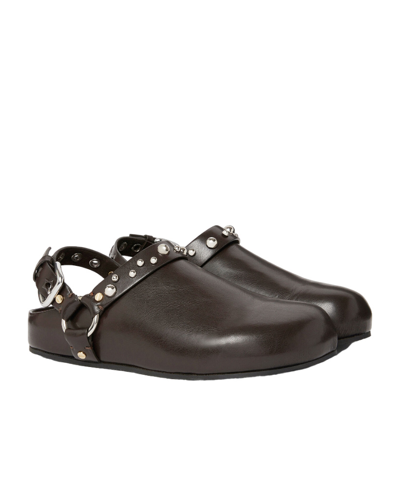 Stella Mccartney Elyse Studded Clogs In Black