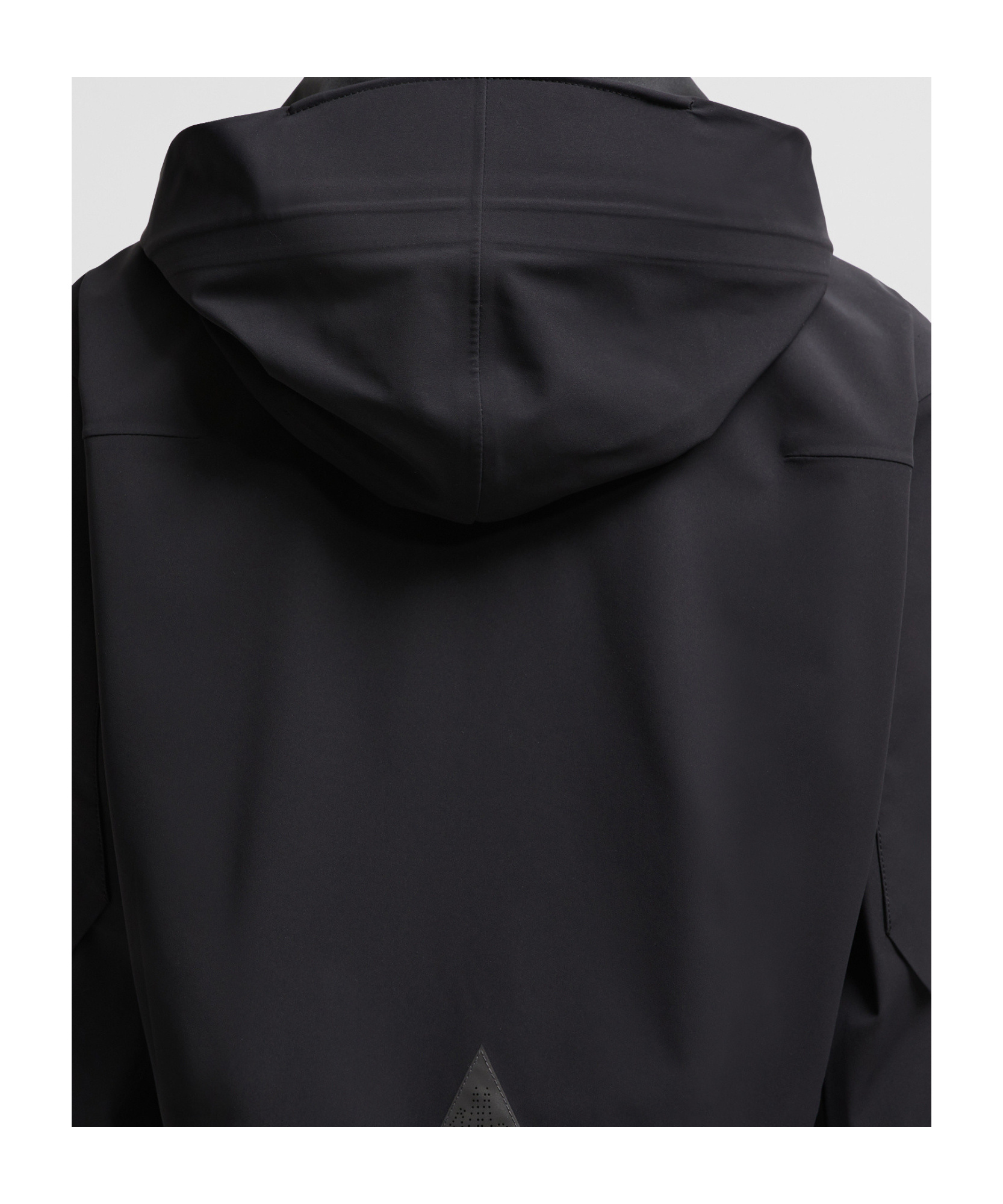 Moncler Womens Black Kibira Hooded Stretch-woven Jacket