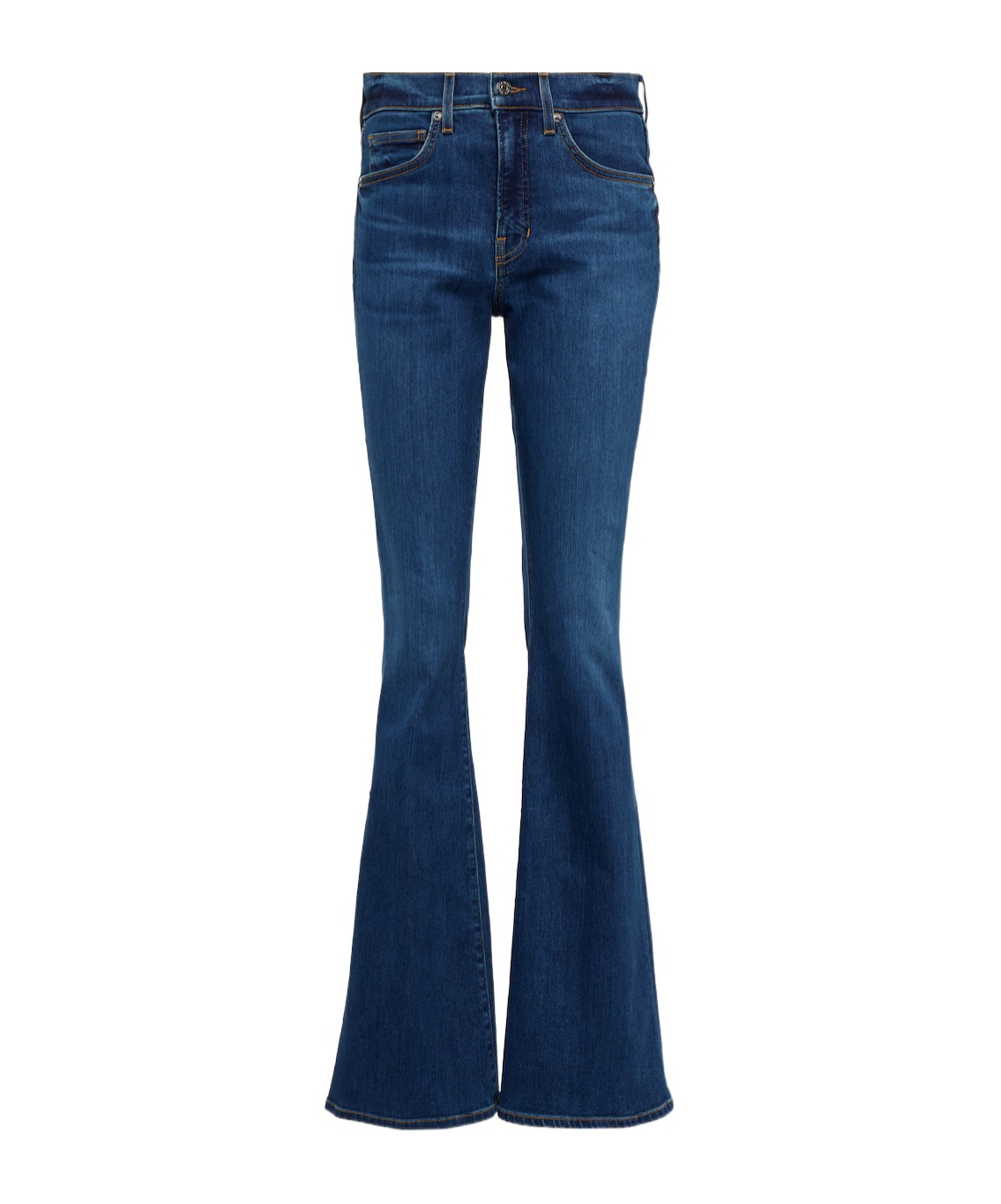 Veronica Beard Beverly High-rise Flared Jeans In Multi