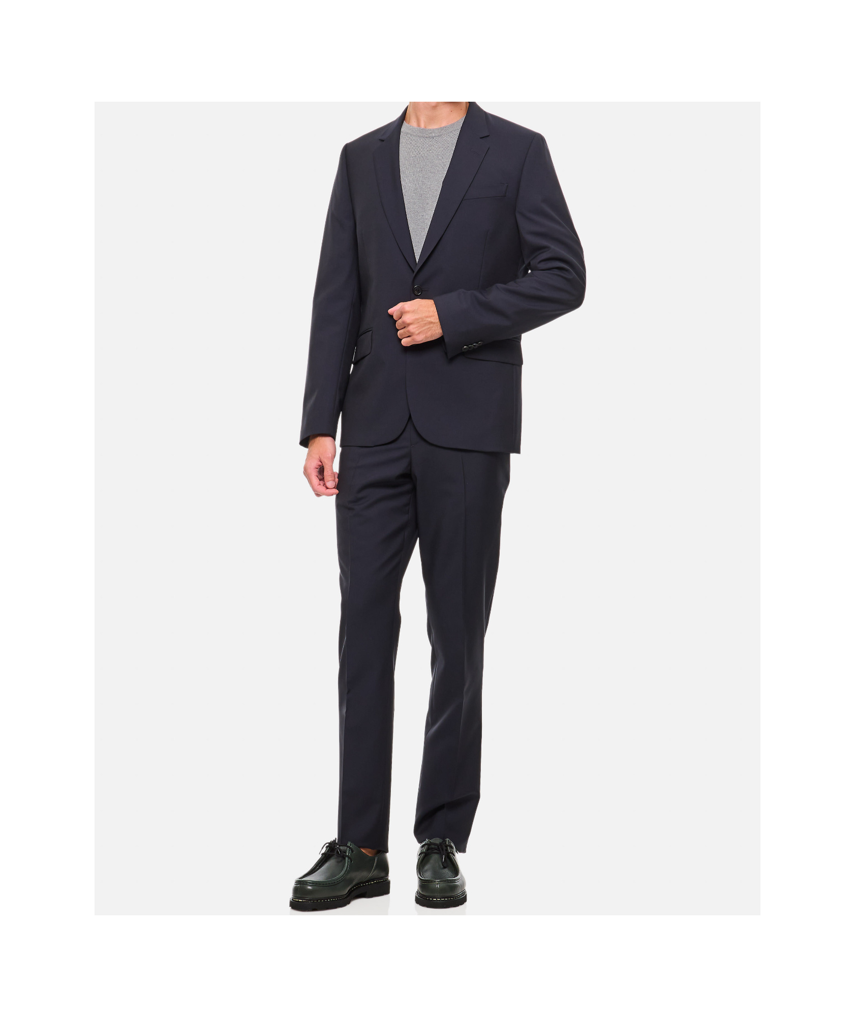 Paul Smith Long-sleeved Suit In Black