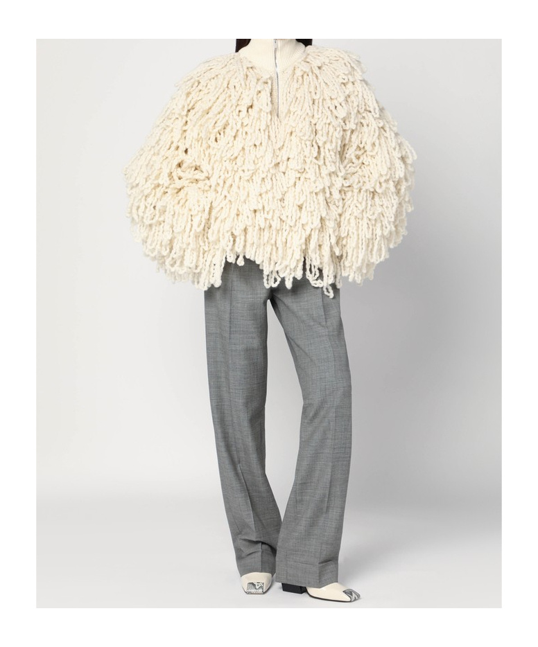 Stella Mccartney Fringe-detail Zip-up Jacket