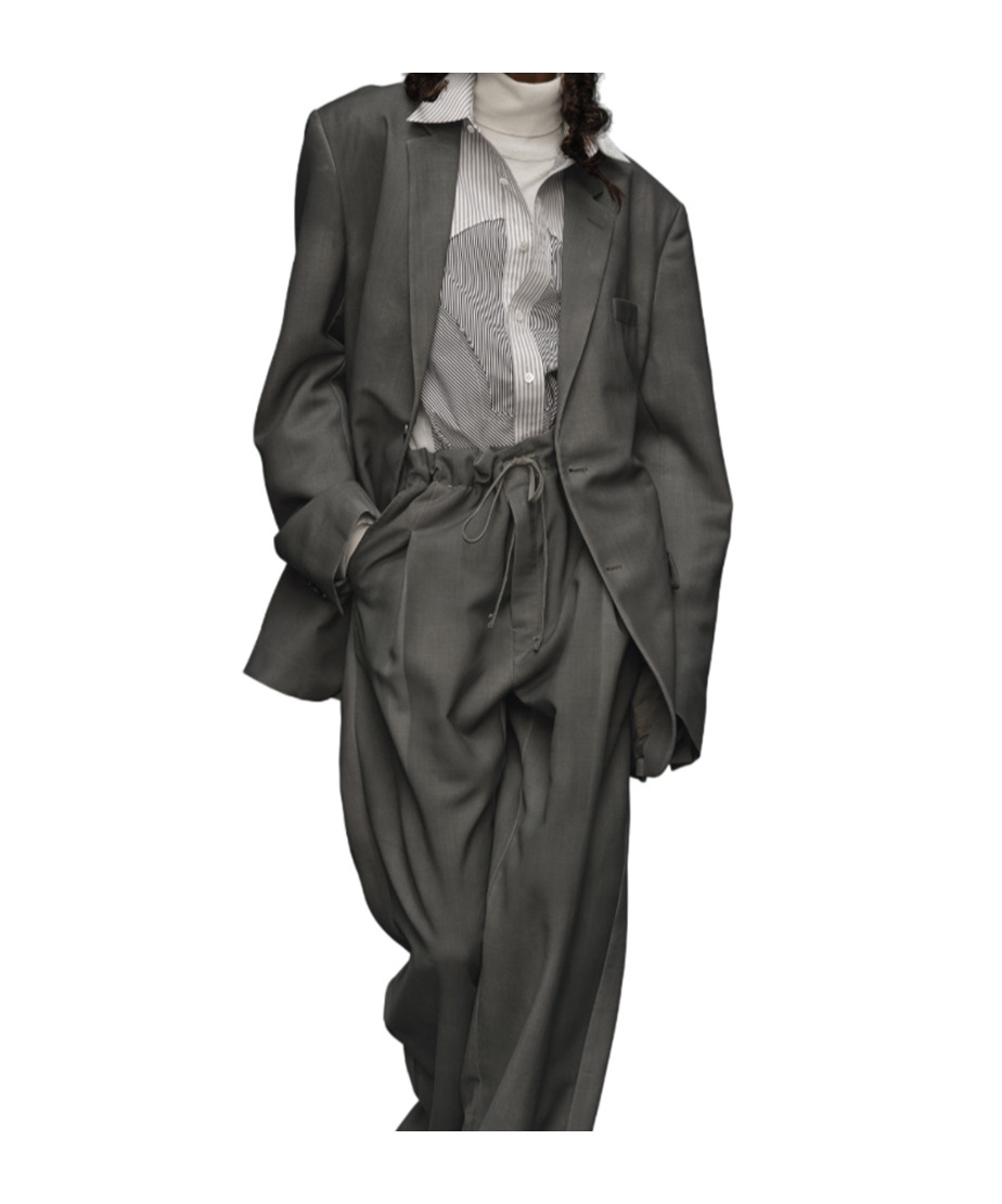 Maison Margiela Mohair Wool Blazer In Black