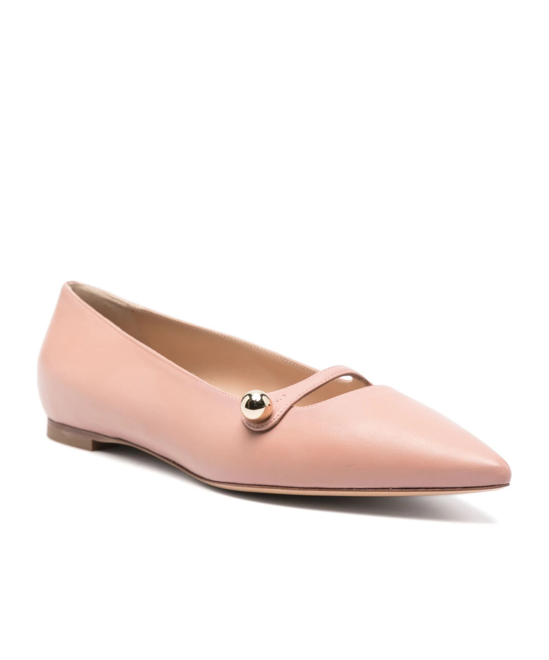 Casadei Cleo Ballerina Shoes In Pink