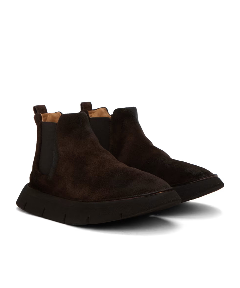 Marsèll Intagliata Chelsea Short Boots In Black