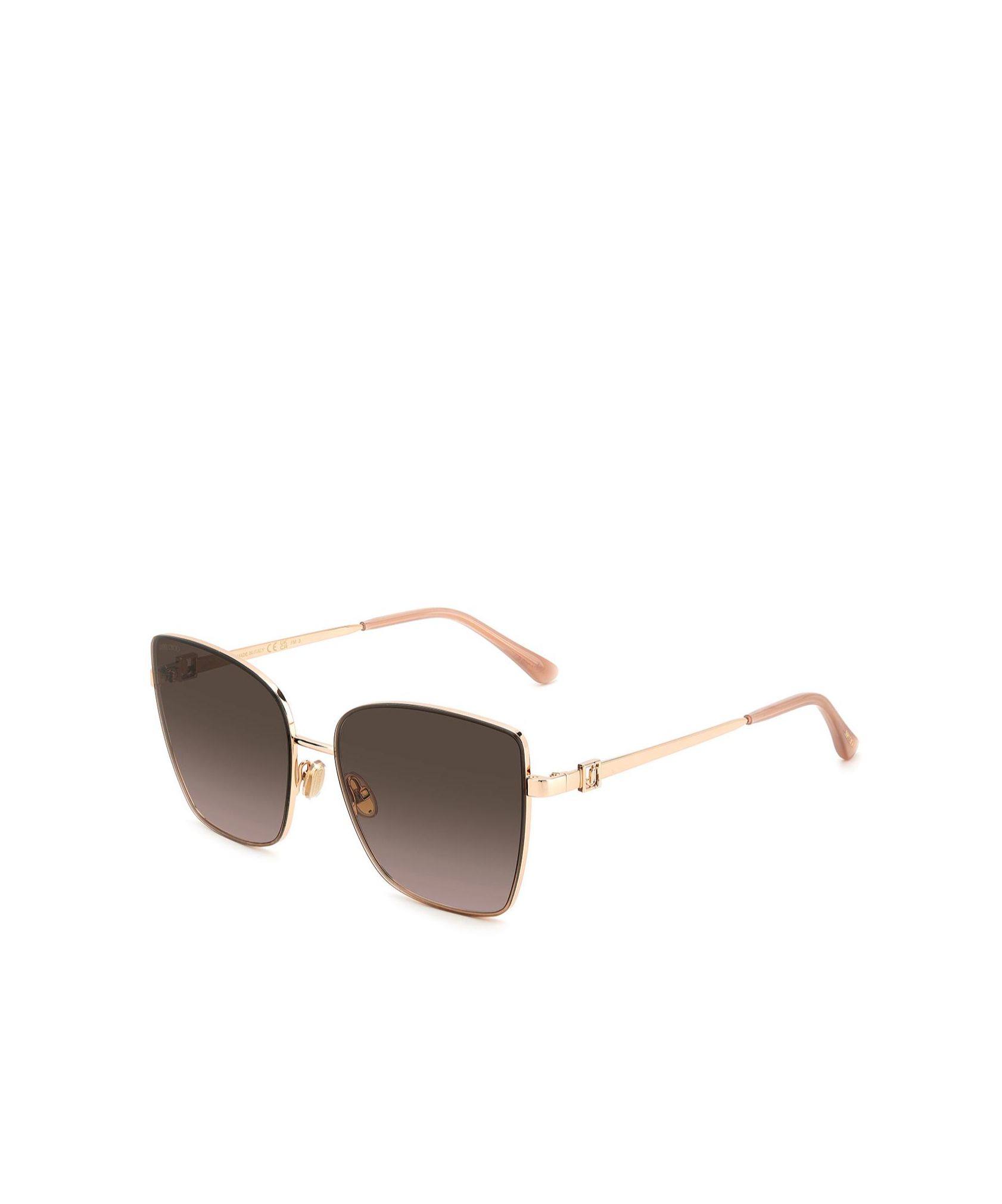 Jimmy Choo Full Frame Sunglasses In Brown