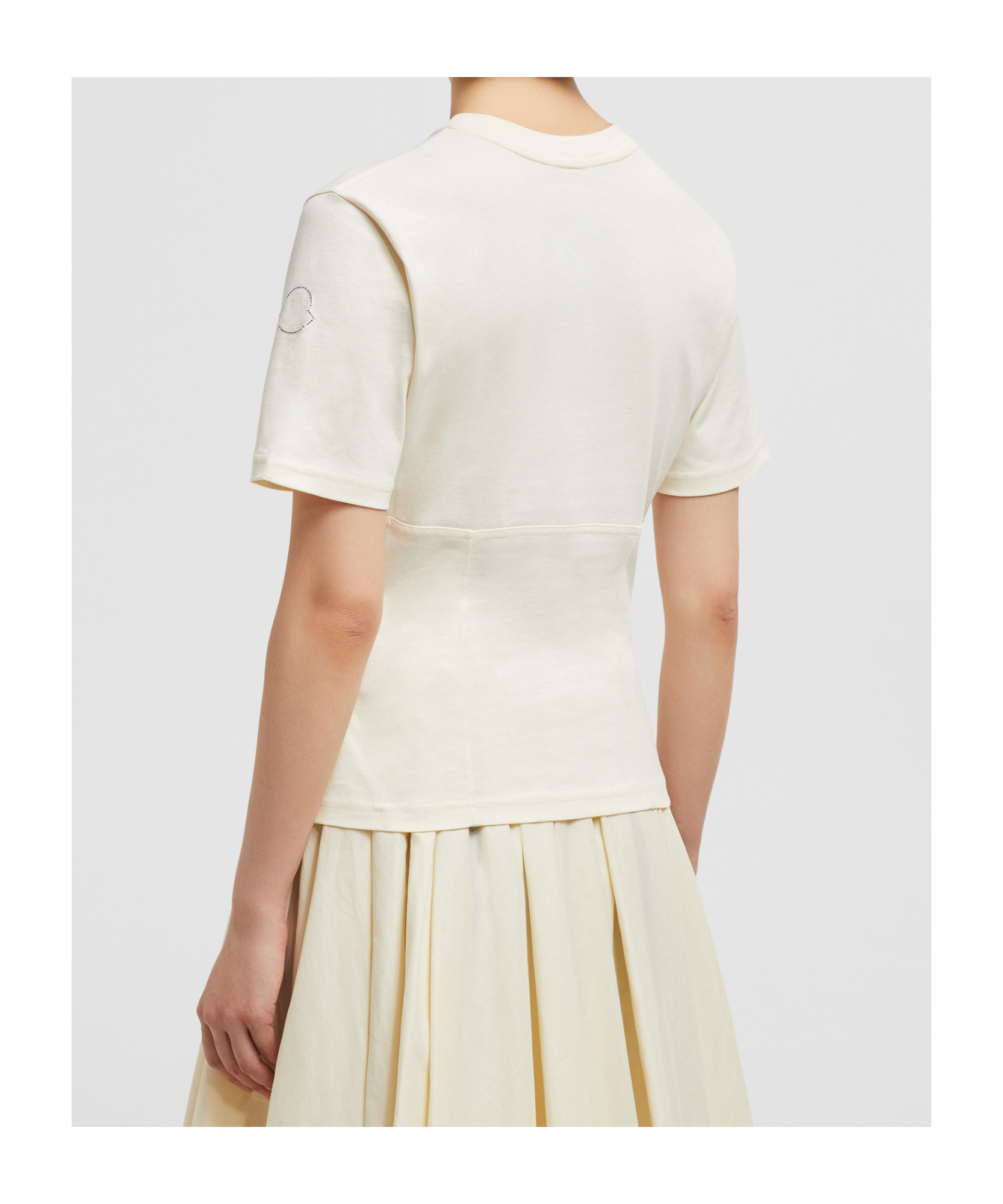 Moncler Logo T-shirt In White