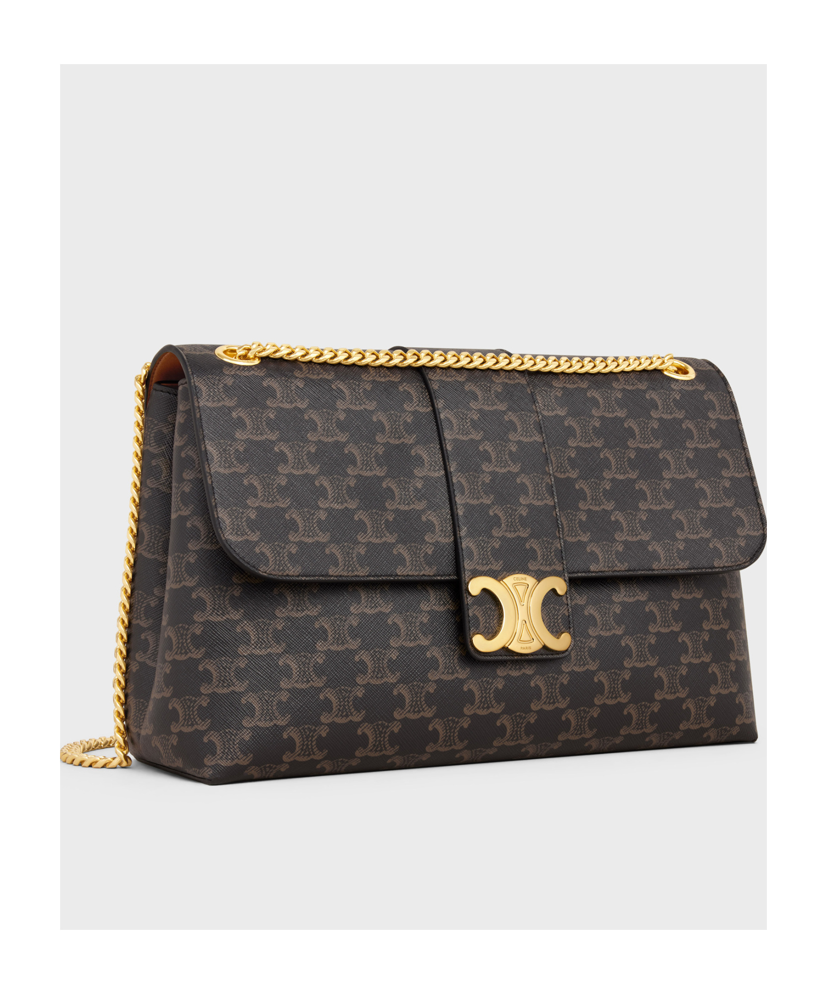 Celine Woman  Woman Brown Shoulder Bags In Brown