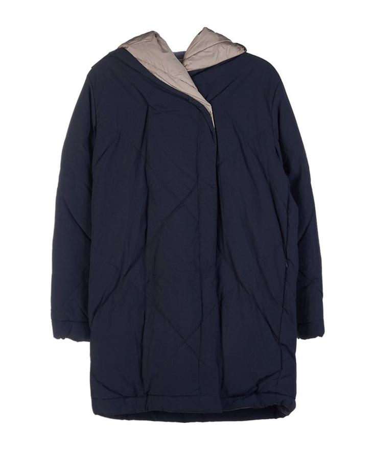 Weekend Max Mara Long-sleeved Double-sided Cotton Suit In Black