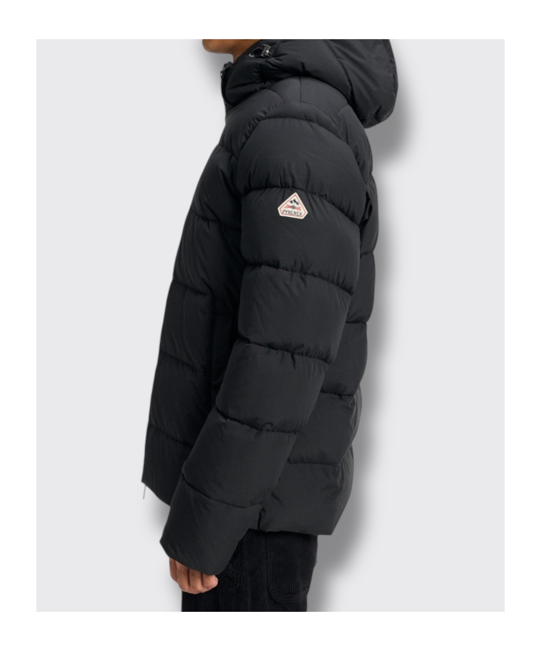 Pyrenex Long-sleeved Cotton Jacket In Black