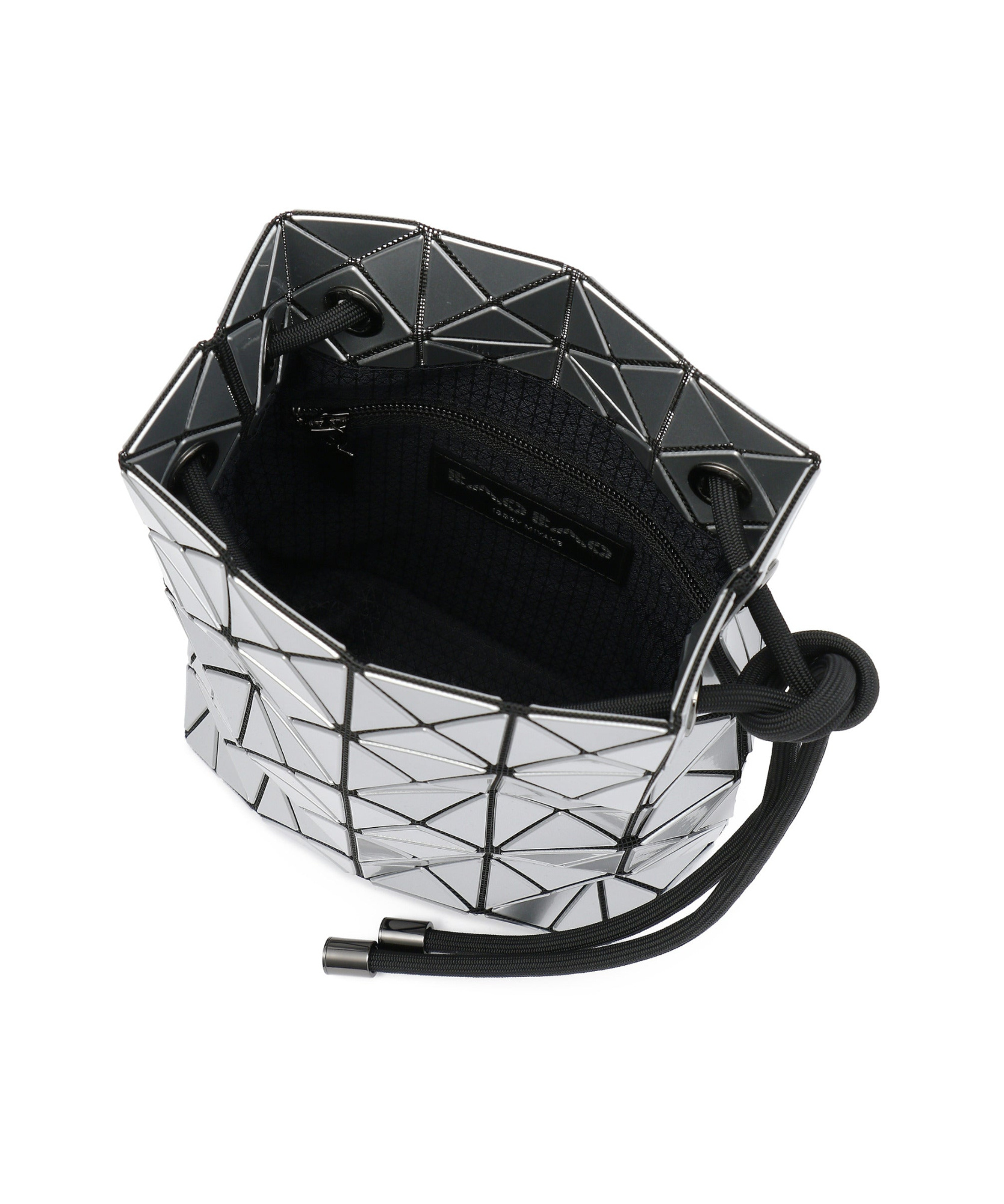 BAO BAO ISSEY MIYAKE GEOMETRIC-PATTERN BUCKET BAG