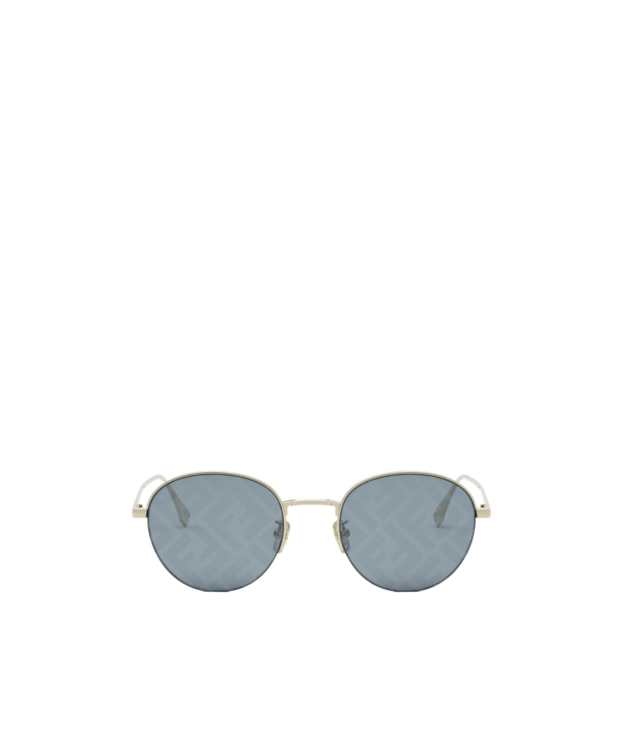 Fendi Eyewear Round-frame Sunglasses In Yellow
