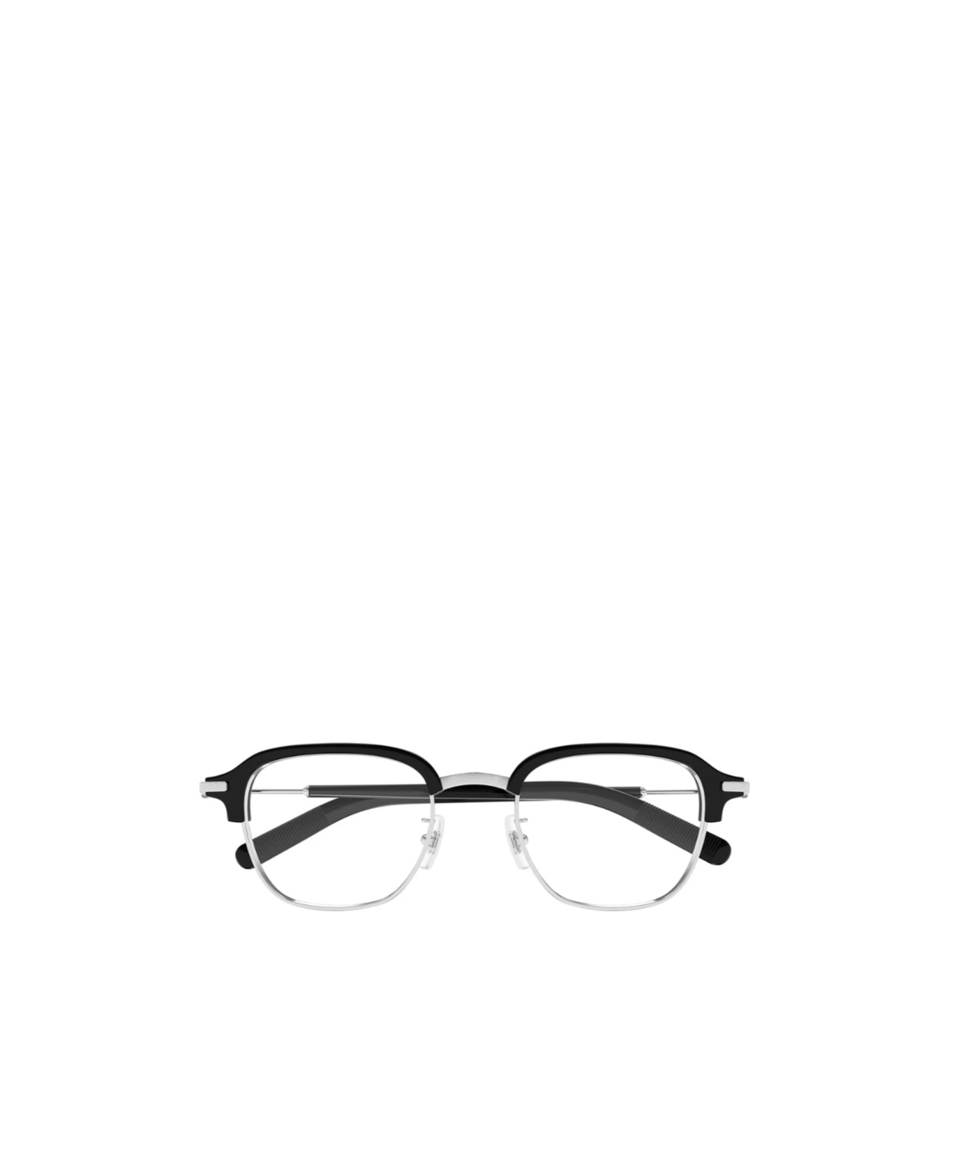 Montblanc Eyewear Rectangle Frame Glasses In White