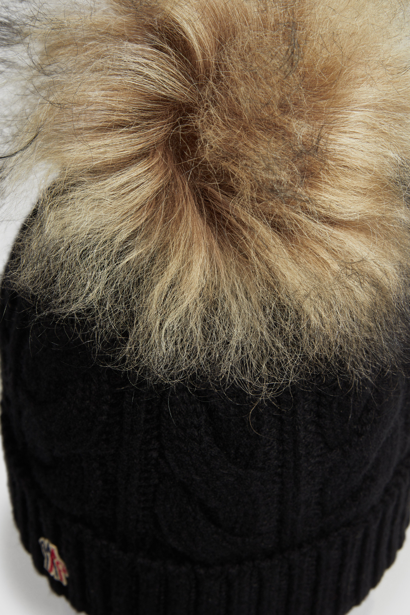 Moncler Wool And Cashmere Pommel Caps In Black