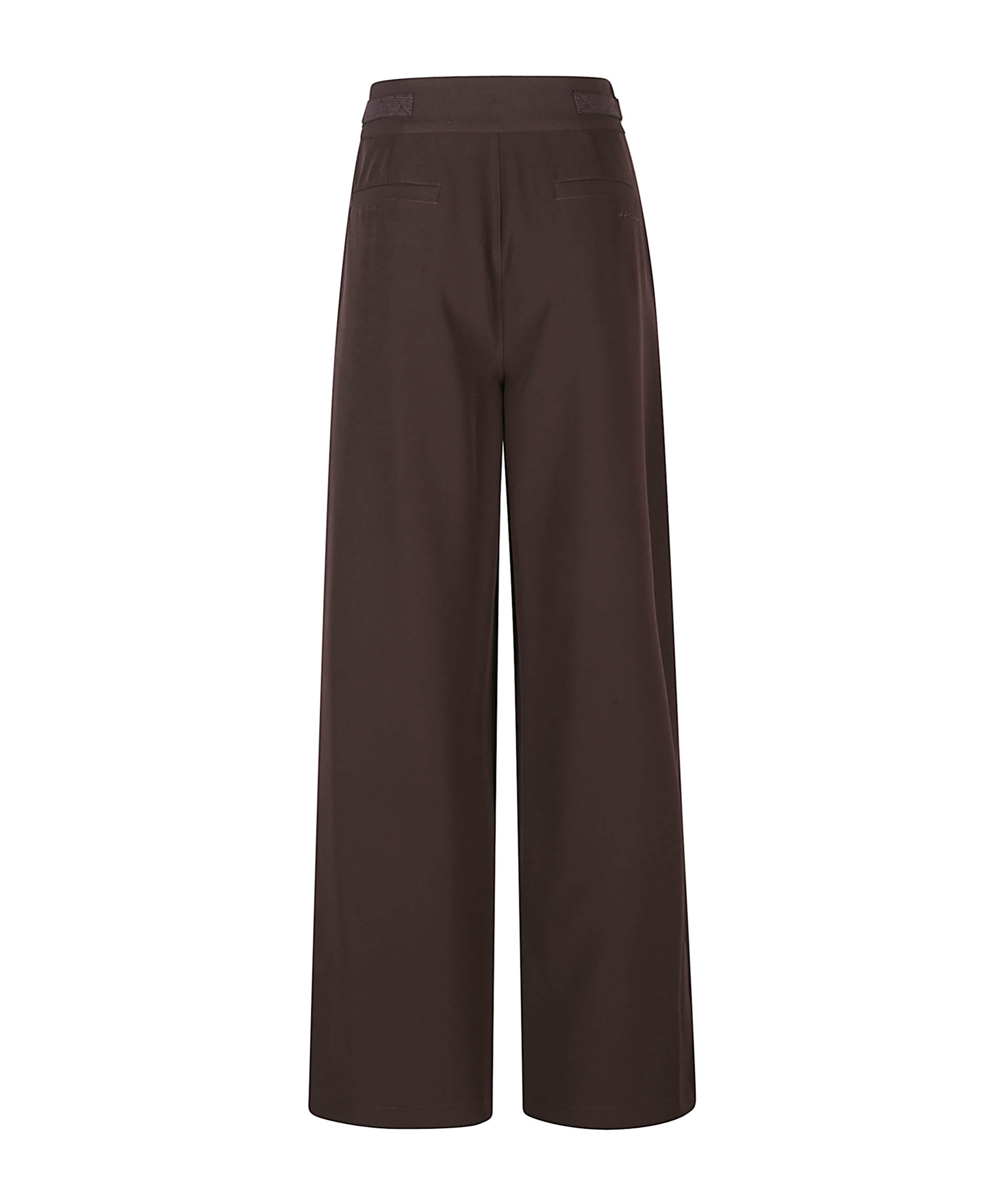Ermanno Firenze Pleat-detail Trousers In Brown