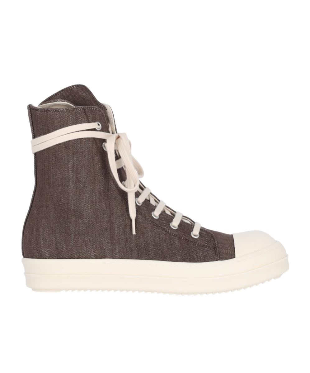 Rick Owens Drkshdw Lace-up High-top Casual Shoes In Multicolor