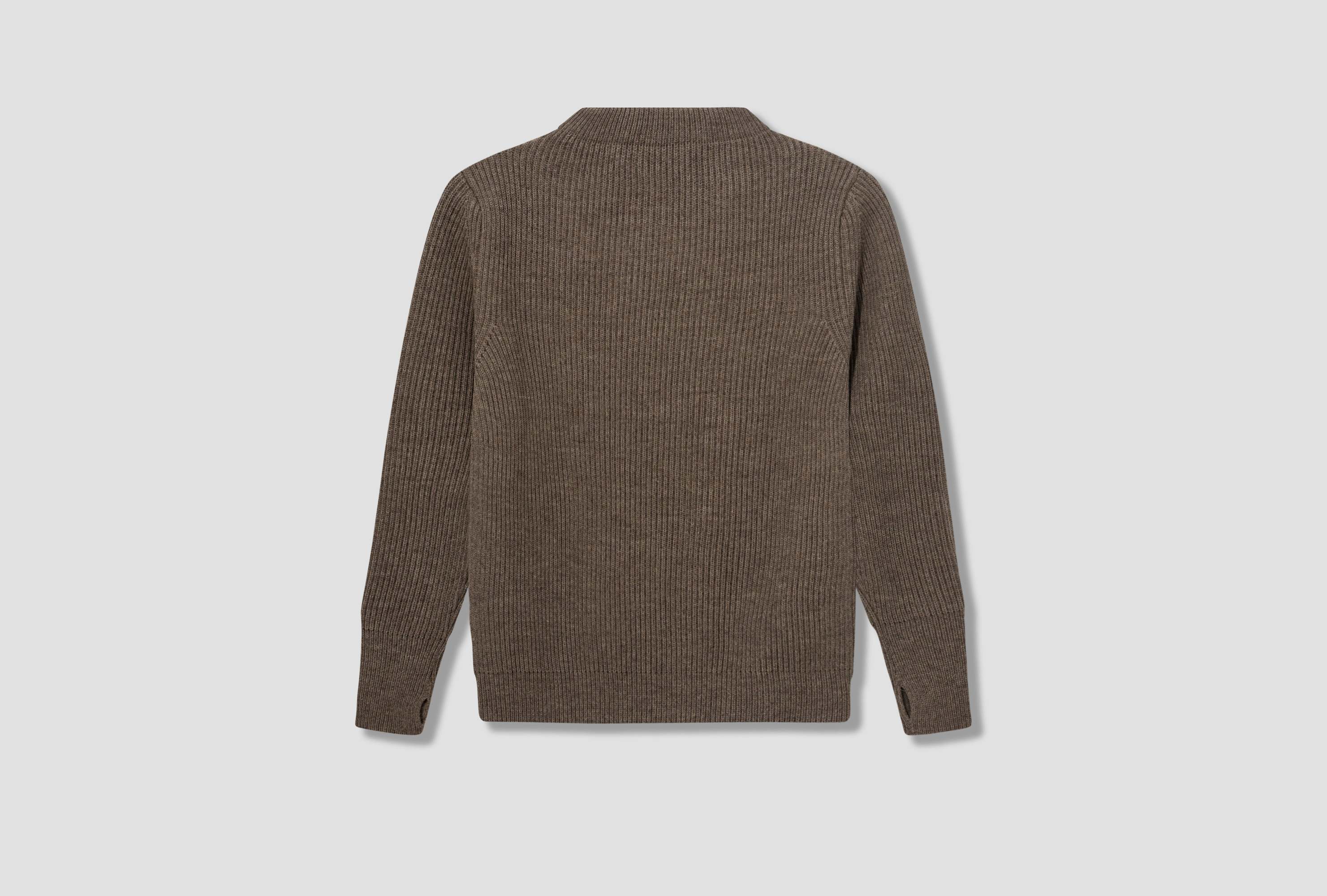Andersen-andersen Long-sleeved Sweater In Brown