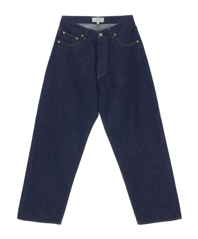 Studio Nicholson Straight-leg Casual Pants In Blue