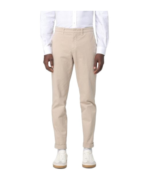 Fay Belt Loop Casual Pants In Brown