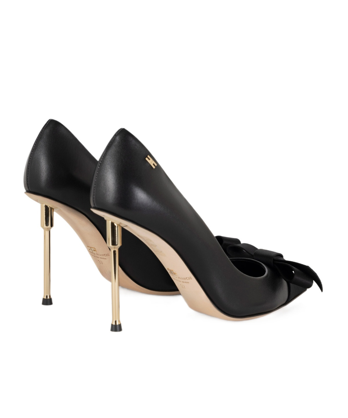 Elisabetta Franchi Scarpe Decollete Con Fiocco In Black
