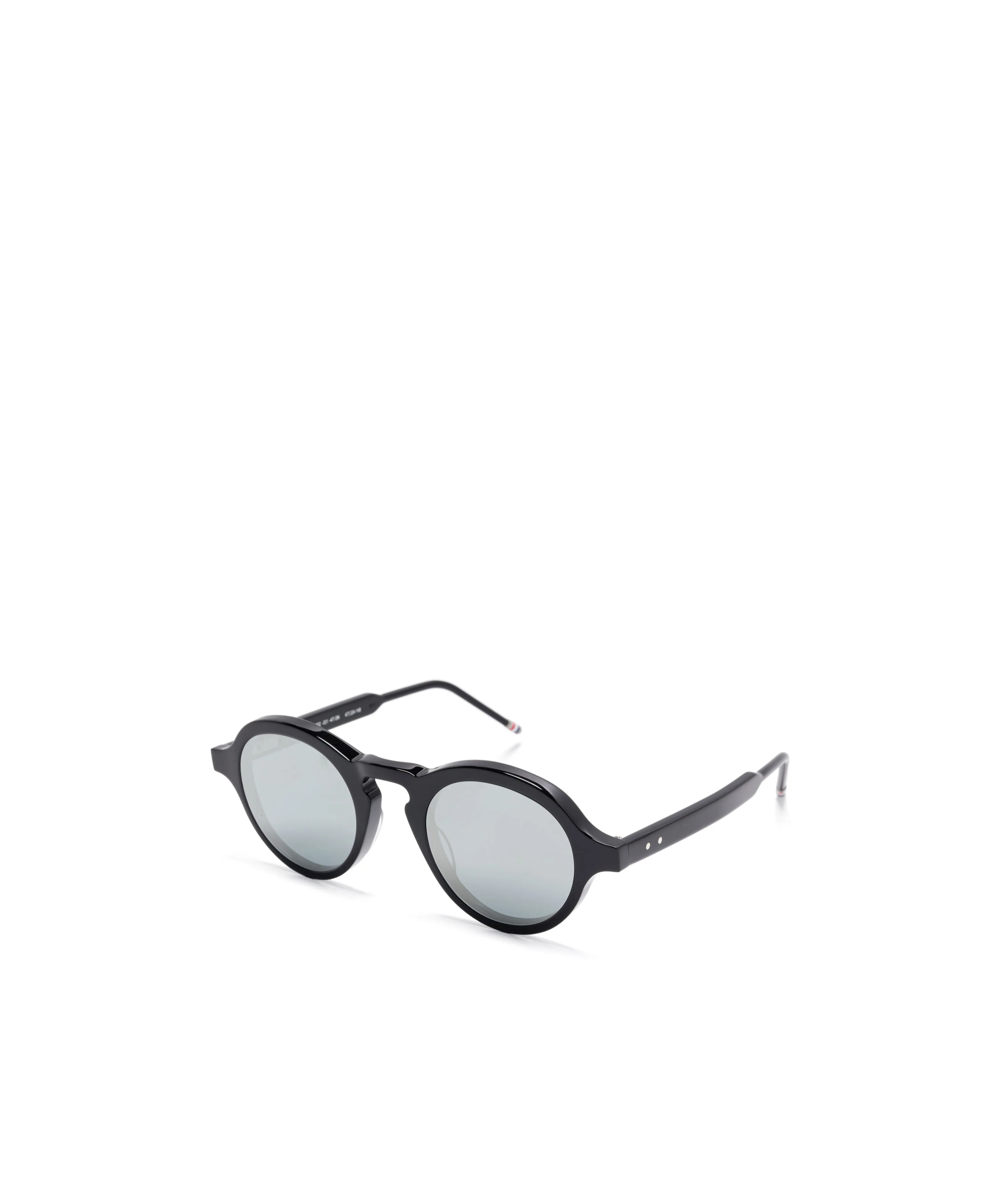 Thom Browne Round-frame Sunglasses In White
