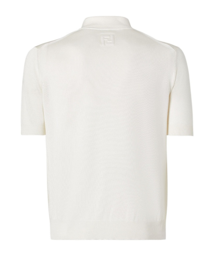 Fendi Polo Shirt In White