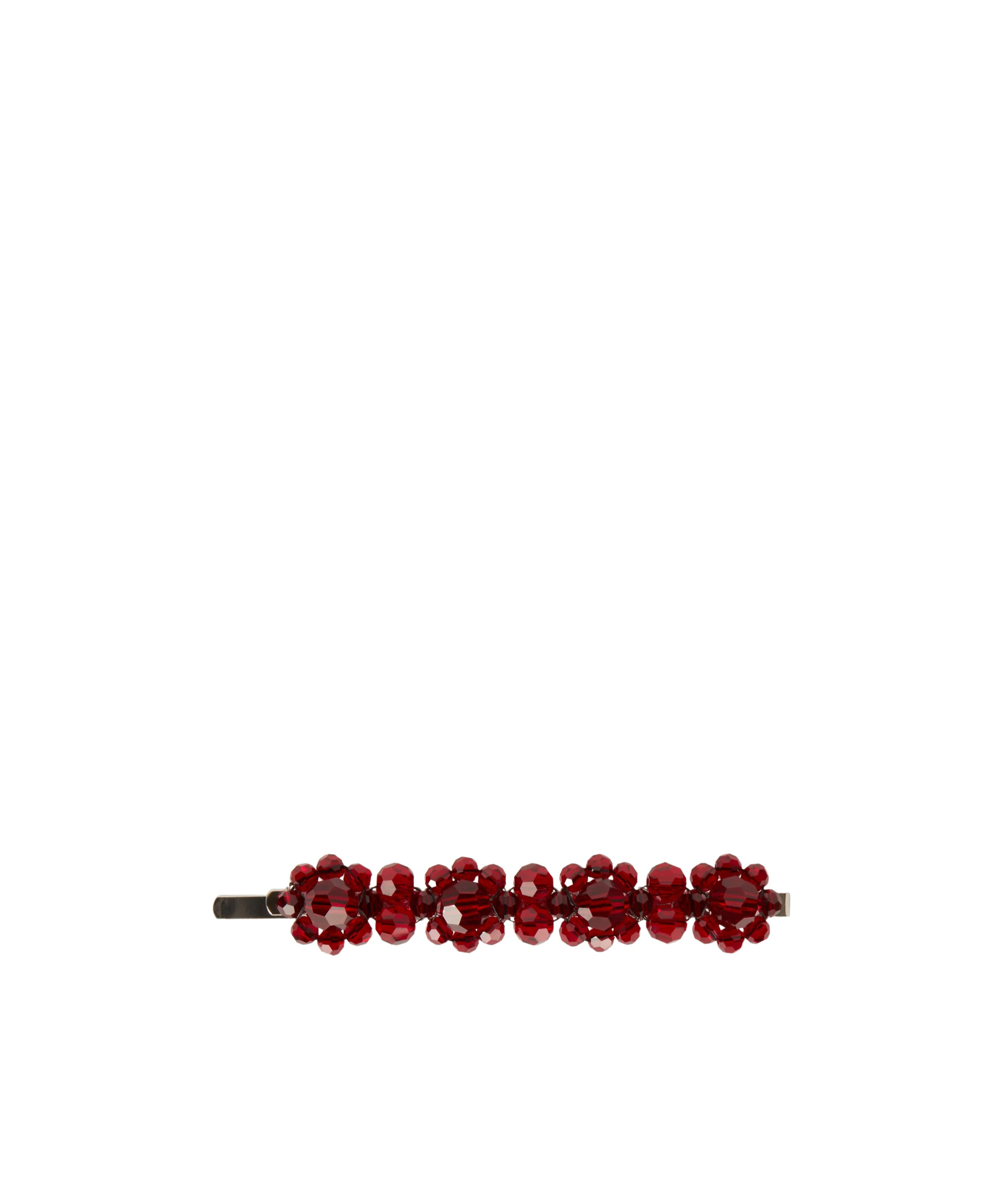 Simone Rocha Flower Hair Clip In Red