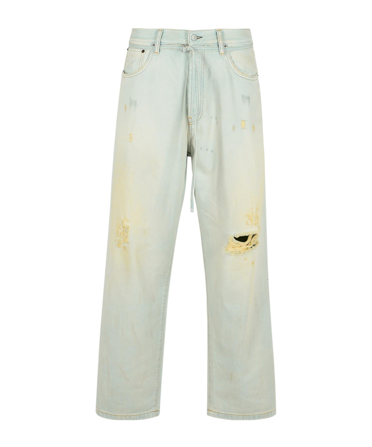 Acne Studios Super Baggy Fit Jeans - 2023 In White