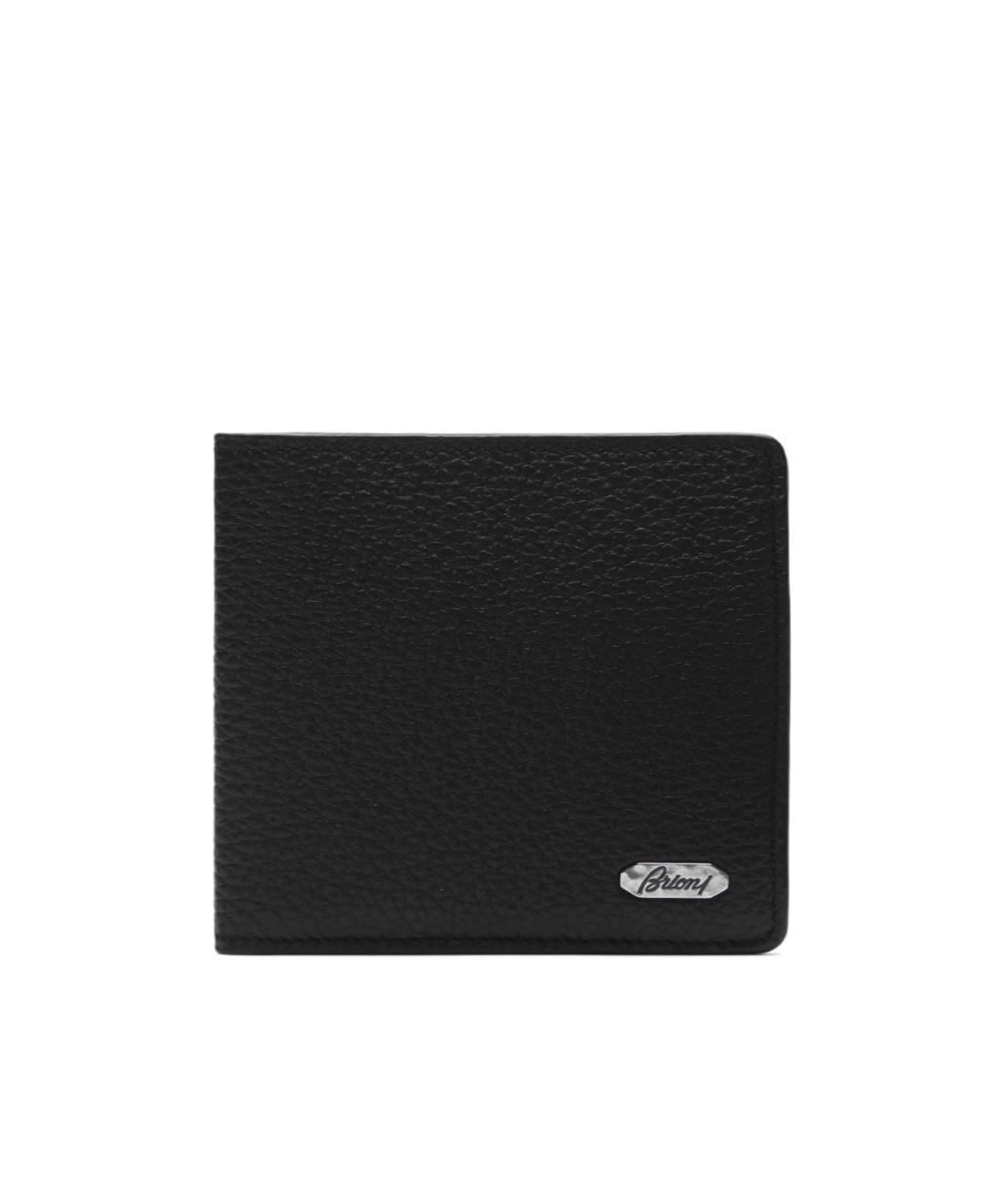 Brioni Bi-fold Leather Wallet In Black