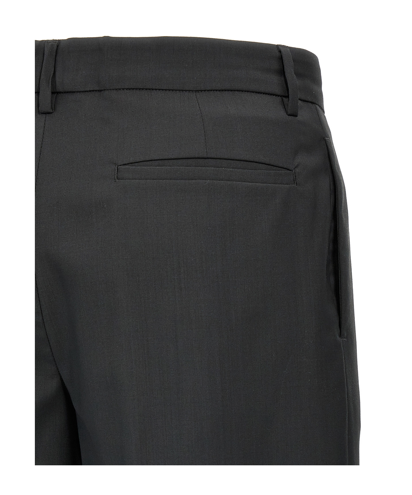 Shop Barena Venezia Barena Scandola Tropical Turn-up Hem Bermuda Shorts In Black