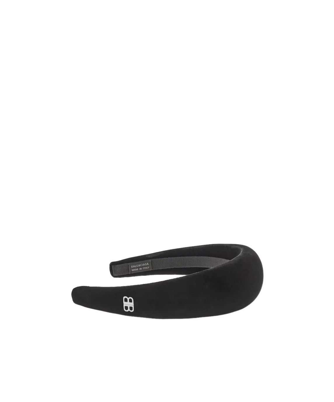 Balenciaga Women's Holli Headband In Black/shiny Silver In Black