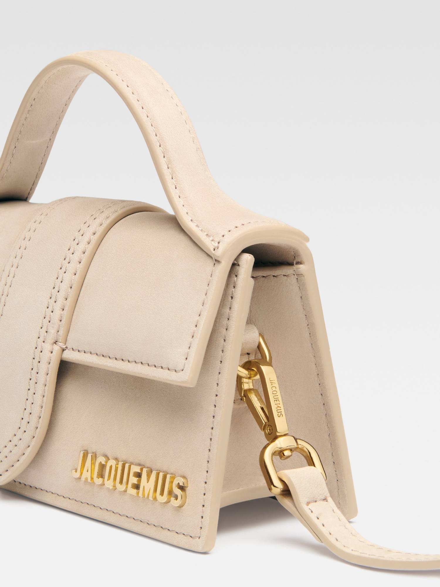 Jacquemus Mini Flap Shoulder Bag In Brown