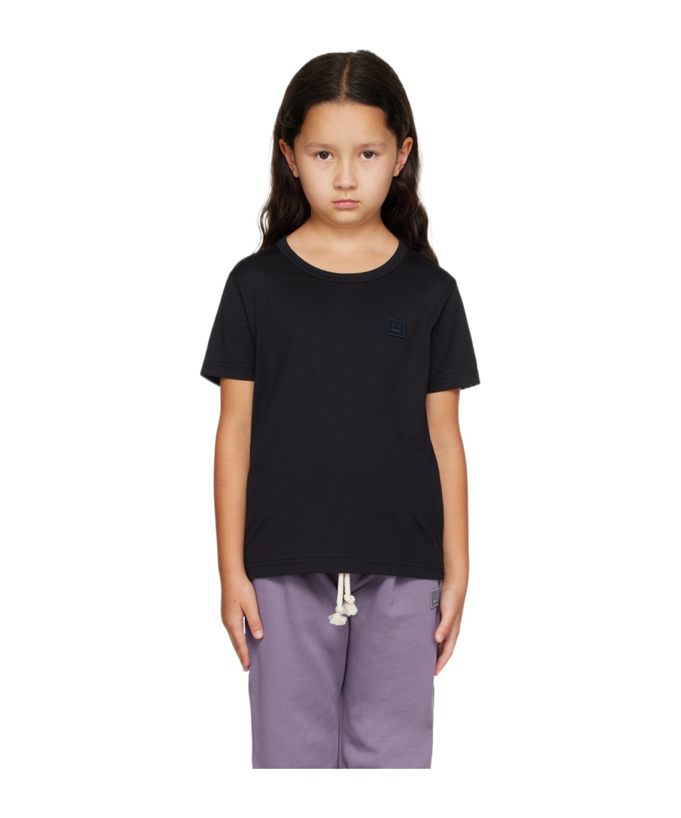 Acne Studios T-shirt With Round Neck And Short Sleeves In Black