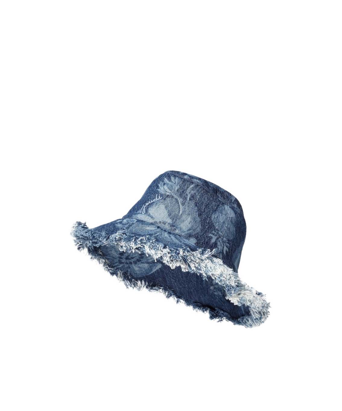 FENDI BLUE DENIM BUCKET HAT