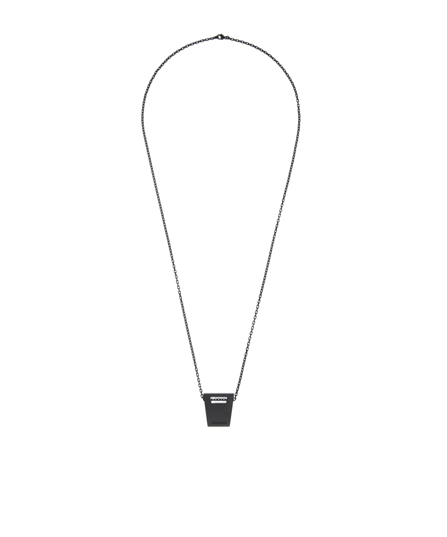 Rick Owens Lobster Buckle Necklace In Black