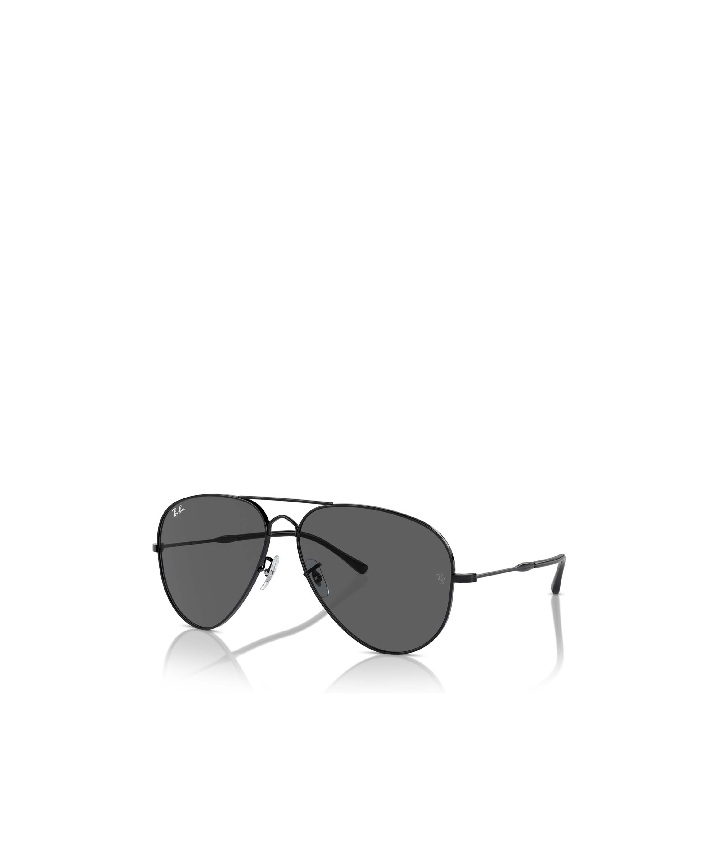 Ray Ban Old Aviator Pilot-frame Glasses In Black