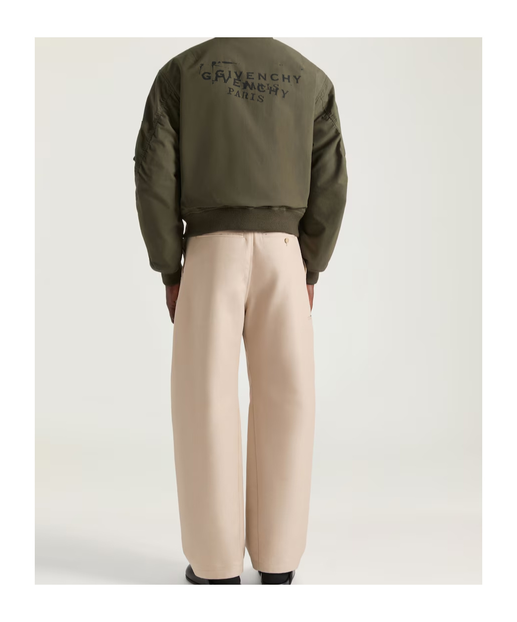 Givenchy Couture Seam Bomber Jacket In Brown