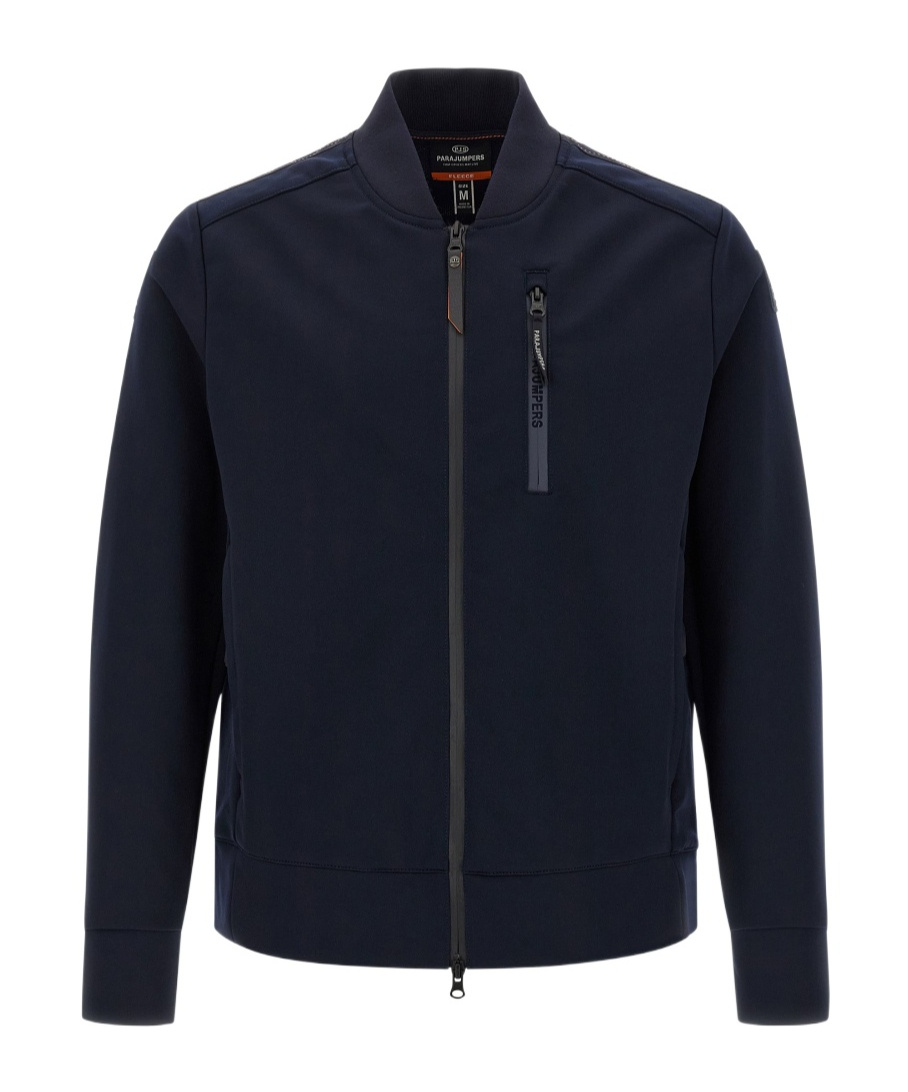 Parajumpers Mckay Zip-front Logo-patch Jacket In Blue