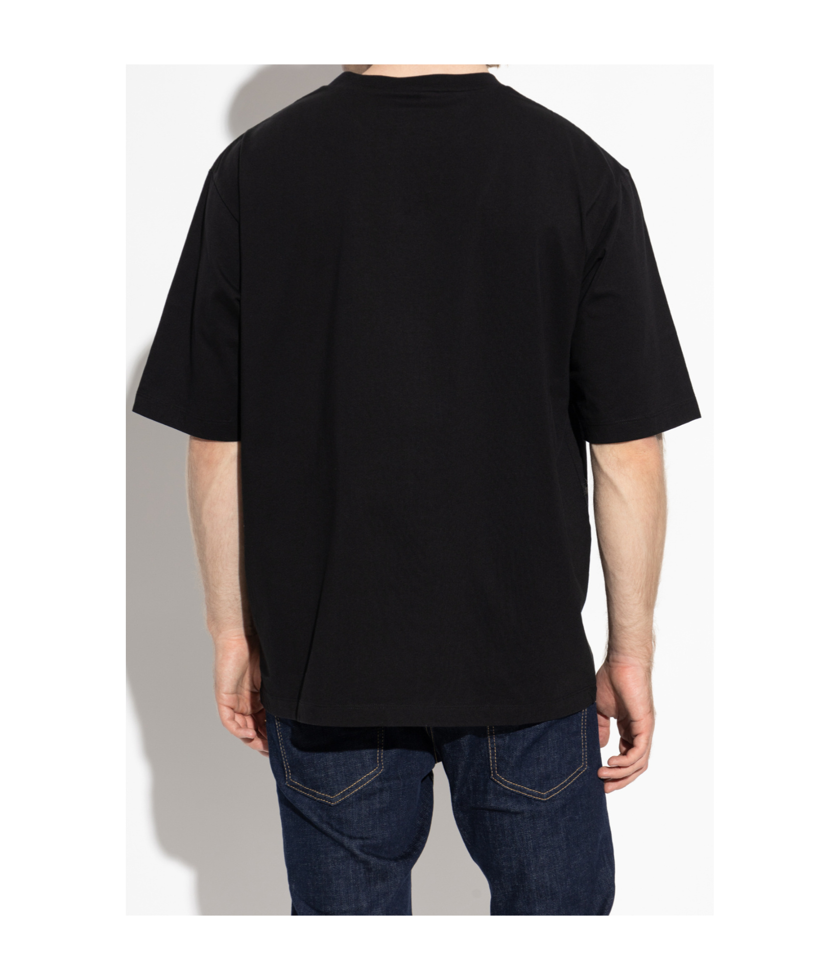 Dsquared2 Short-sleeve T-shirt With Puffy Logo In Blue