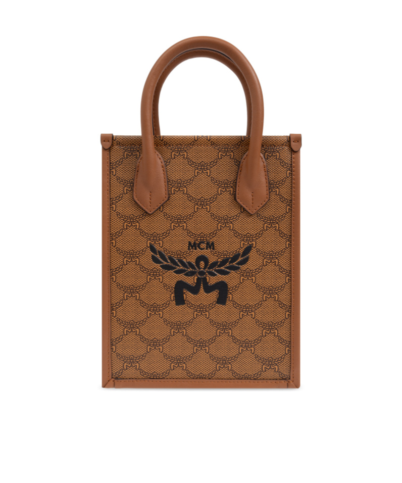 Mcm Himmel Lauretos Shoulder Bag In Brown