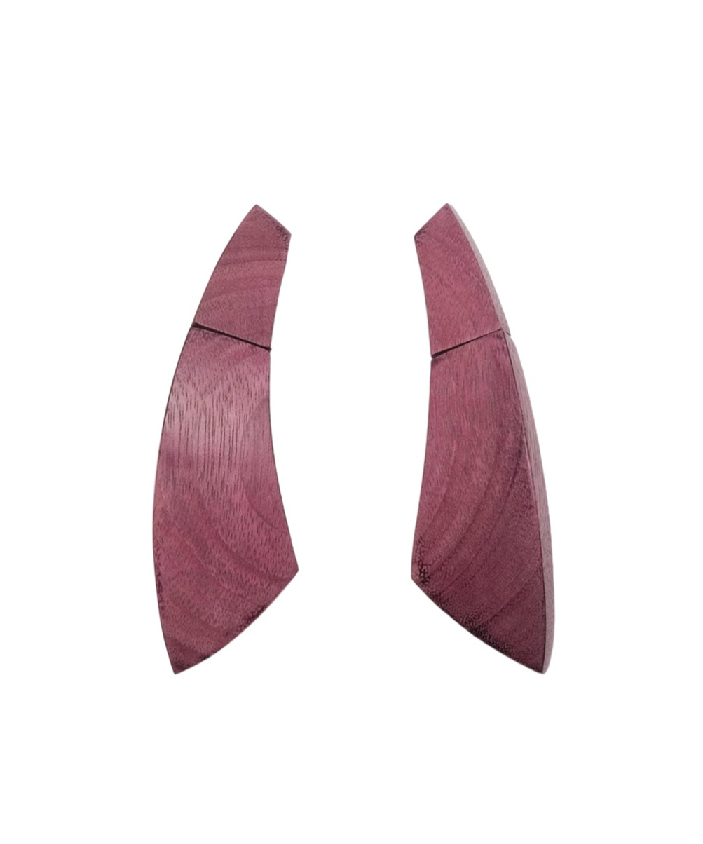 Monies Petraea Earrings In Burgundy