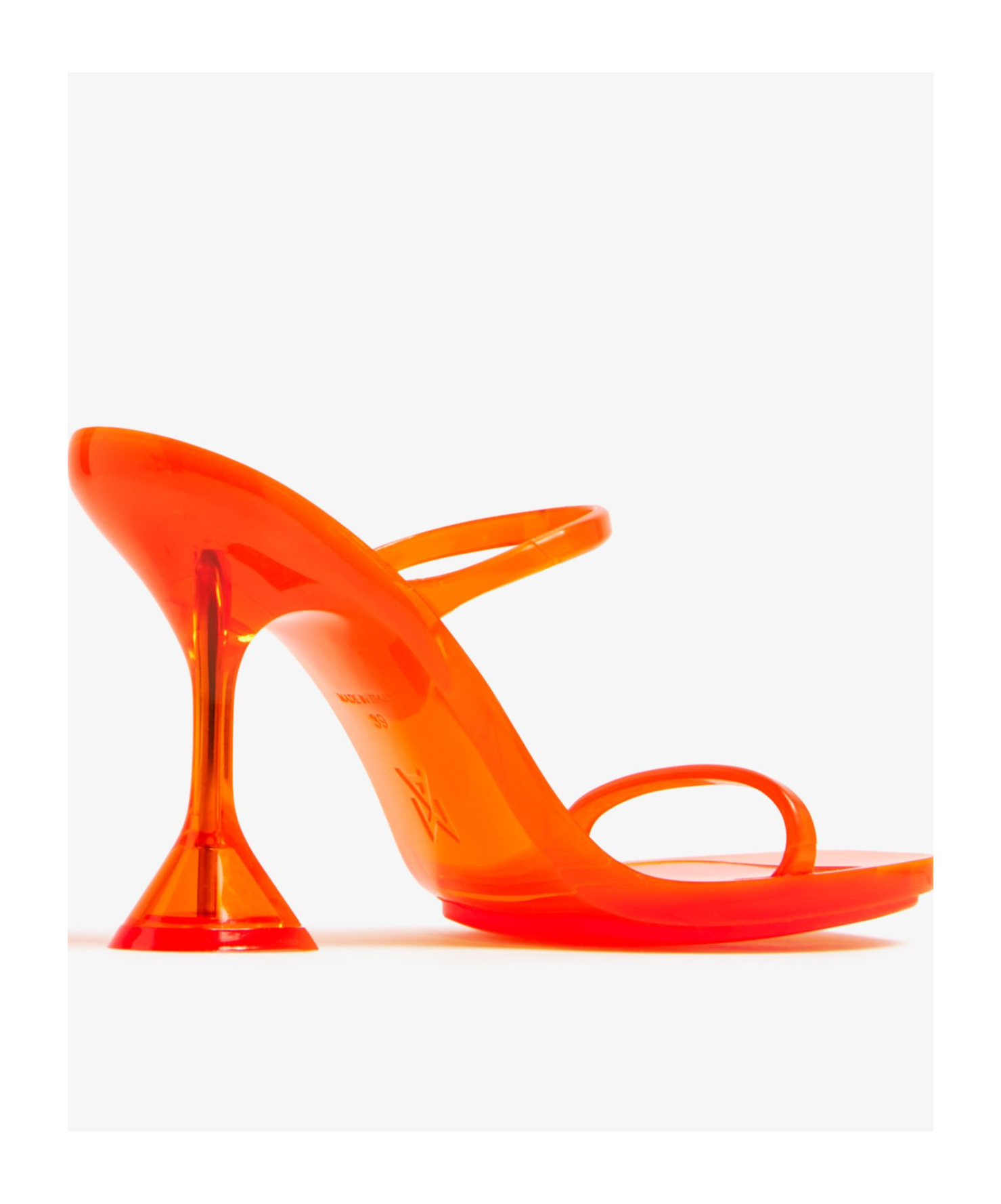 AMINA MUADDI SQUARE-HEADED HIGH-HEELED SANDALS