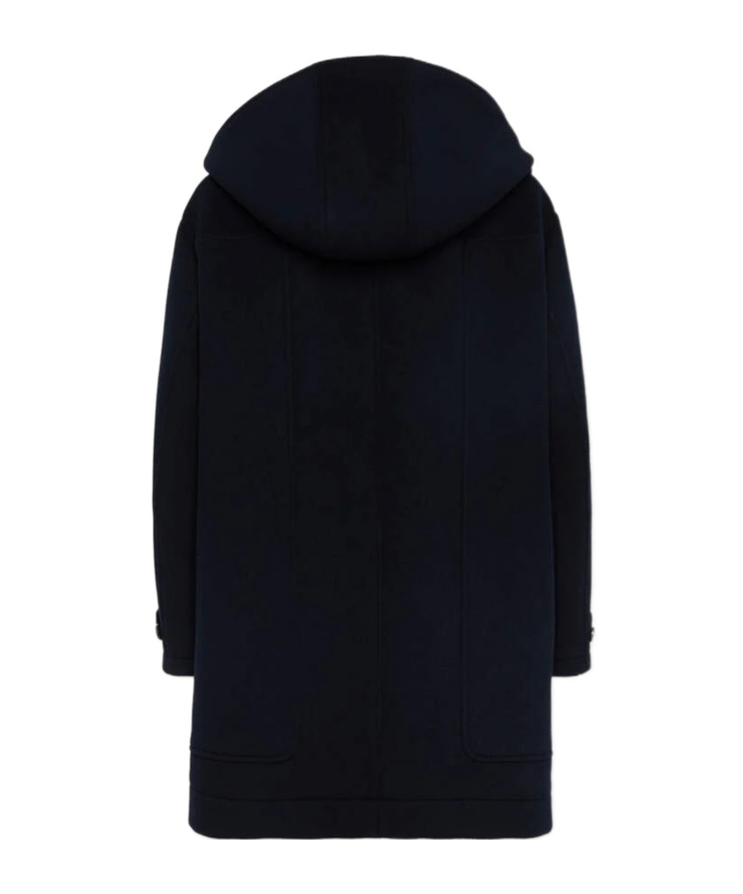 Dsquared2 Hooded Duffle Coat In Blue